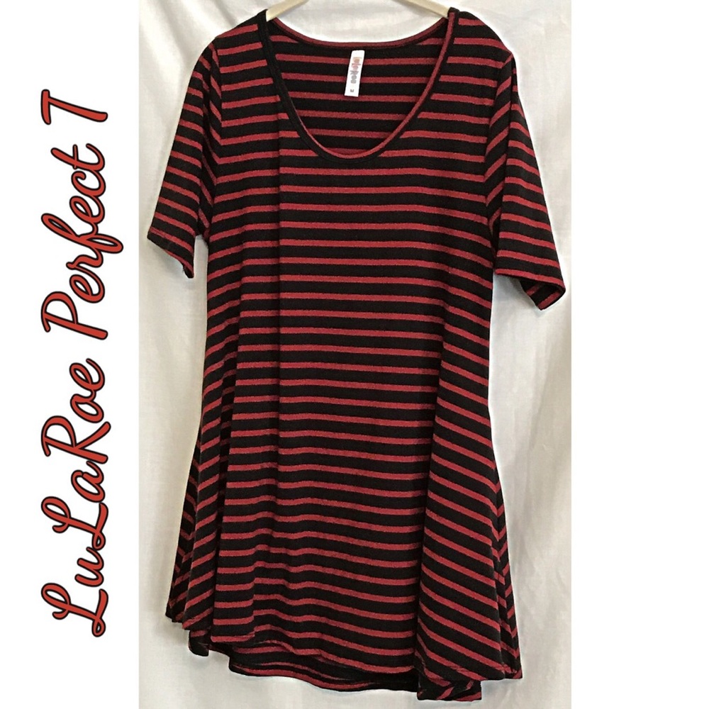 LuLaRoe Perfect T Top Shirt Tee Size M 12 - 18